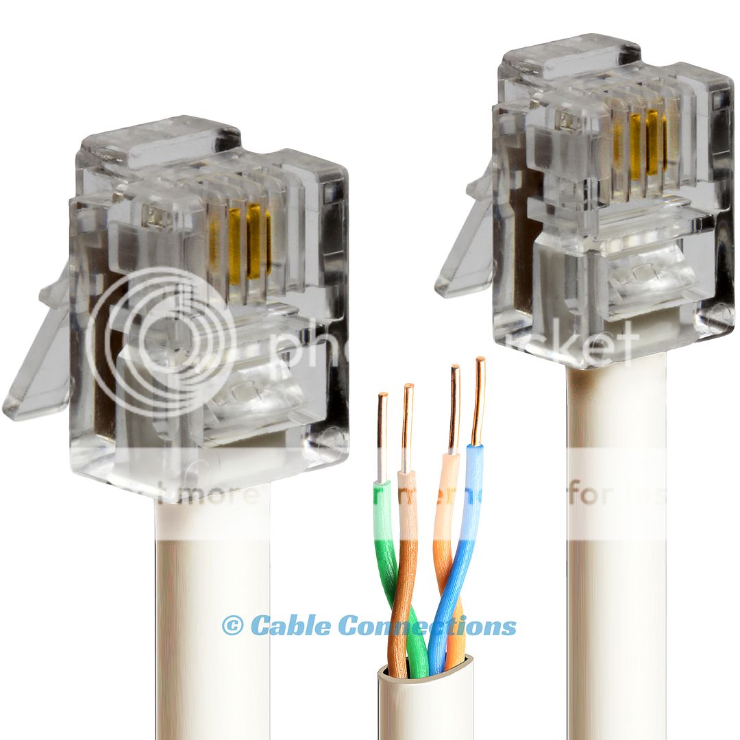 10M BT ADSL INFINITY FIBRE OPTIC RJ11 TO BROADBAND MODEM ... cat5 dsl wiring diagram 